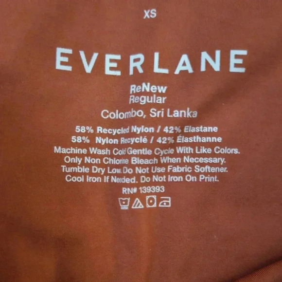 Everlane perform workout gym Full length Legging  Rust brick Sz xs - Picture 5 of 5